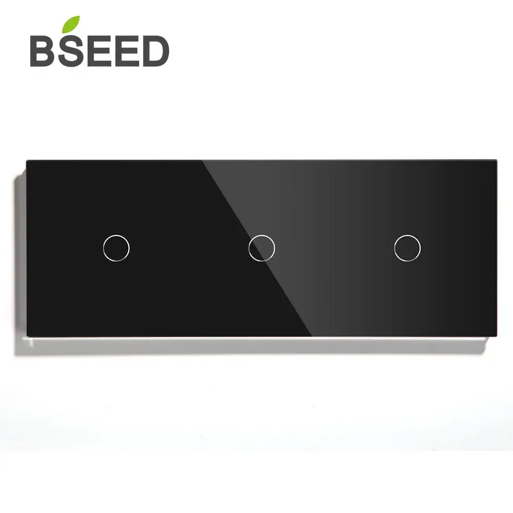 Сенсорный выключатель Bseed 3 Gang Wi Fi 228 мм светильник белый кристалл класс