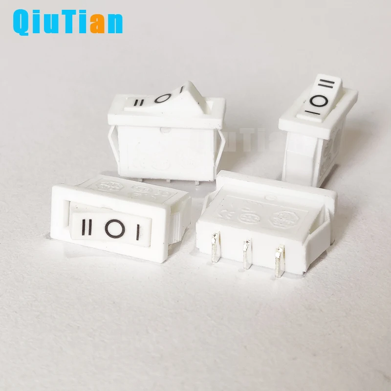 Микропереключатели короткие 3 контакта белый 3-позиционный кулисный