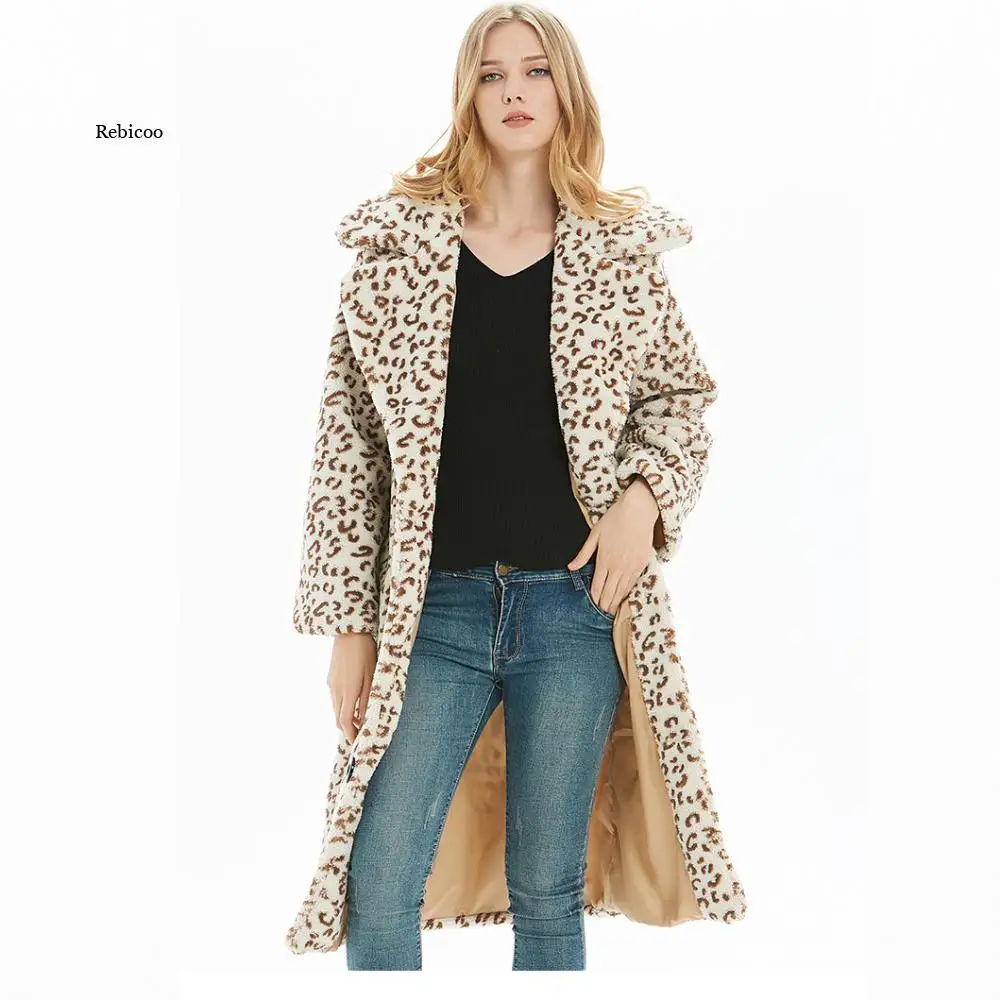 

New Fashion Luxury Streetwear Long Faux Fur Coat Women Jacket Overcoat Coats And Jackets Women Winter Warm Fur Jacket XXL