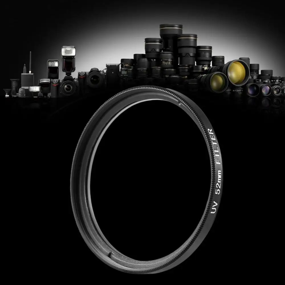 52 мм дымчатый УФ фильтр для объектива защита DSLR/SLR/DC/DV объектив камеры