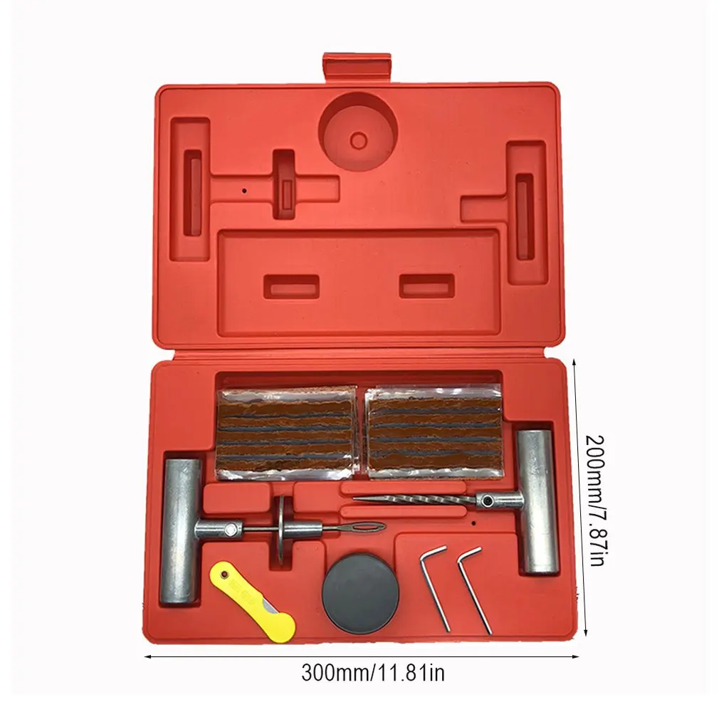 

57pcs Tire Repair Kit Flat Tire Repair Tool Car Truck Motorcycle Tire Repair Tool Tire Repair Equipment