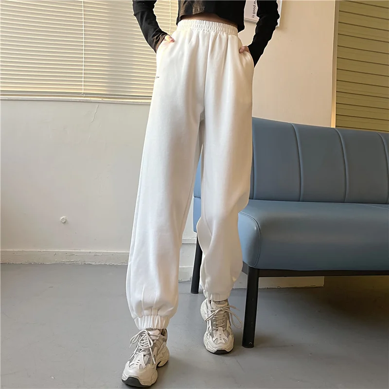 Live Wide Leg Loose Ankle Banded Slacks Female Bathroom Rac | Женская одежда