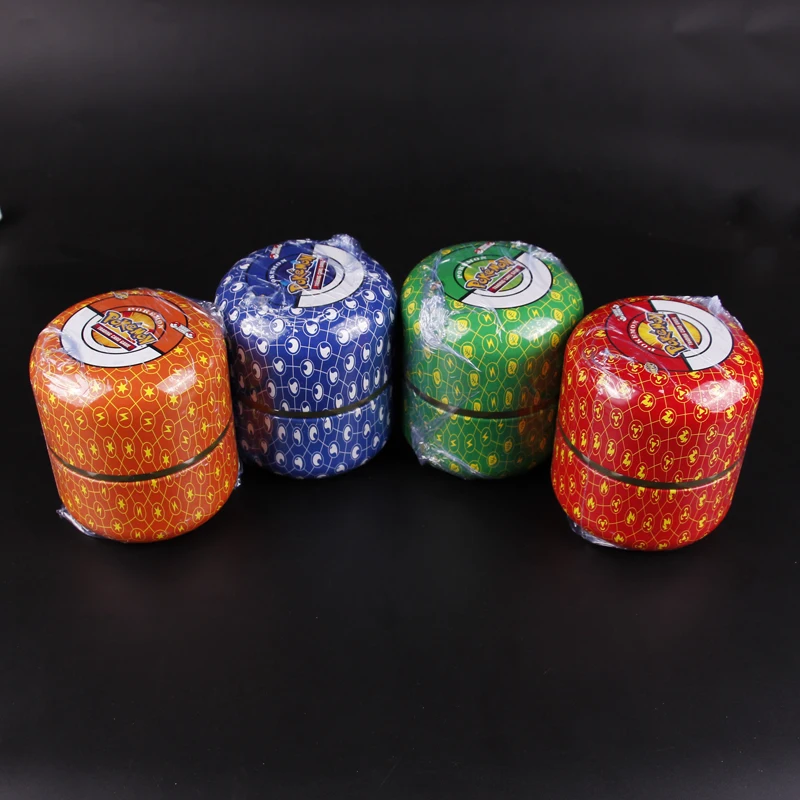 Новый Покемон карта Английский Ptcg круглая жестяная банка 76 карт в коробке битва