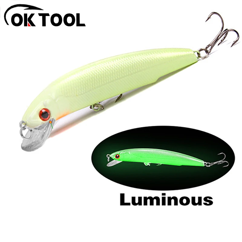 

Night Fish 3D Luminous Fishing Lures Minnow Popper Wobbler Crankbait Jerkbait Jig Tackle Artificial Hard Bait Swimbait Pesca