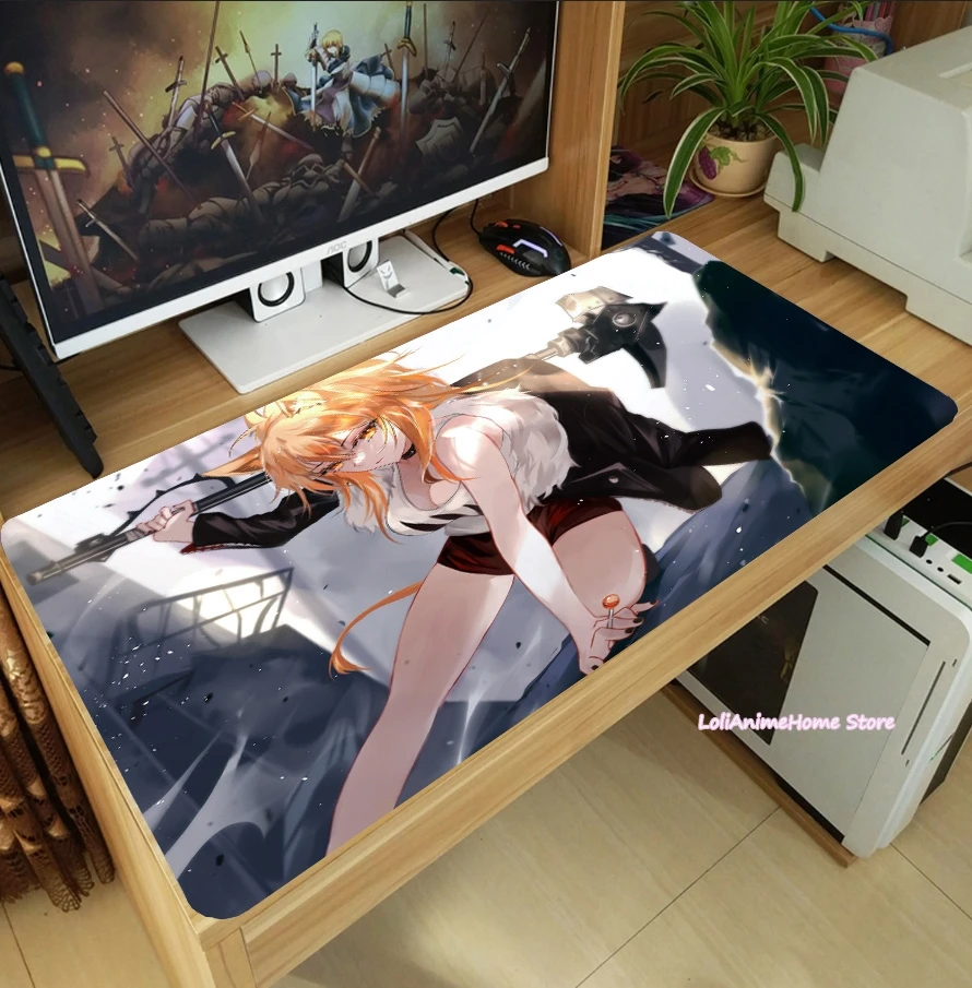 arknights siege series anime girl csplay large mouse pad thicken laptop pc gaming mice mat desk keyboard mat anti slip playmat free global shipping