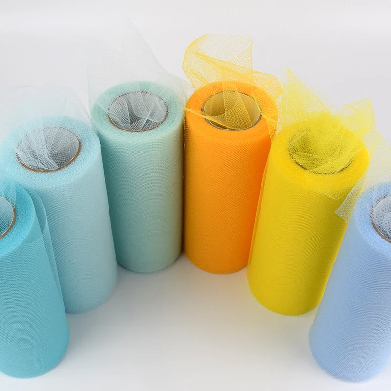 15 см 25 ярдов рулон ткани катушка пачка для вечерние НКИ детского дня рождения