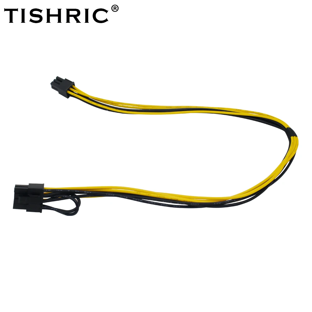 6 шт. высокоскоростной кабель для графической карты 6-8 контактов 50 см | Компьютеры