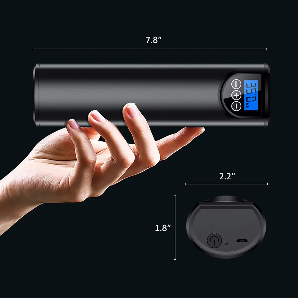 Шинный Насос беспроводные Портативный компрессор Цифровой Автомобильный шинный