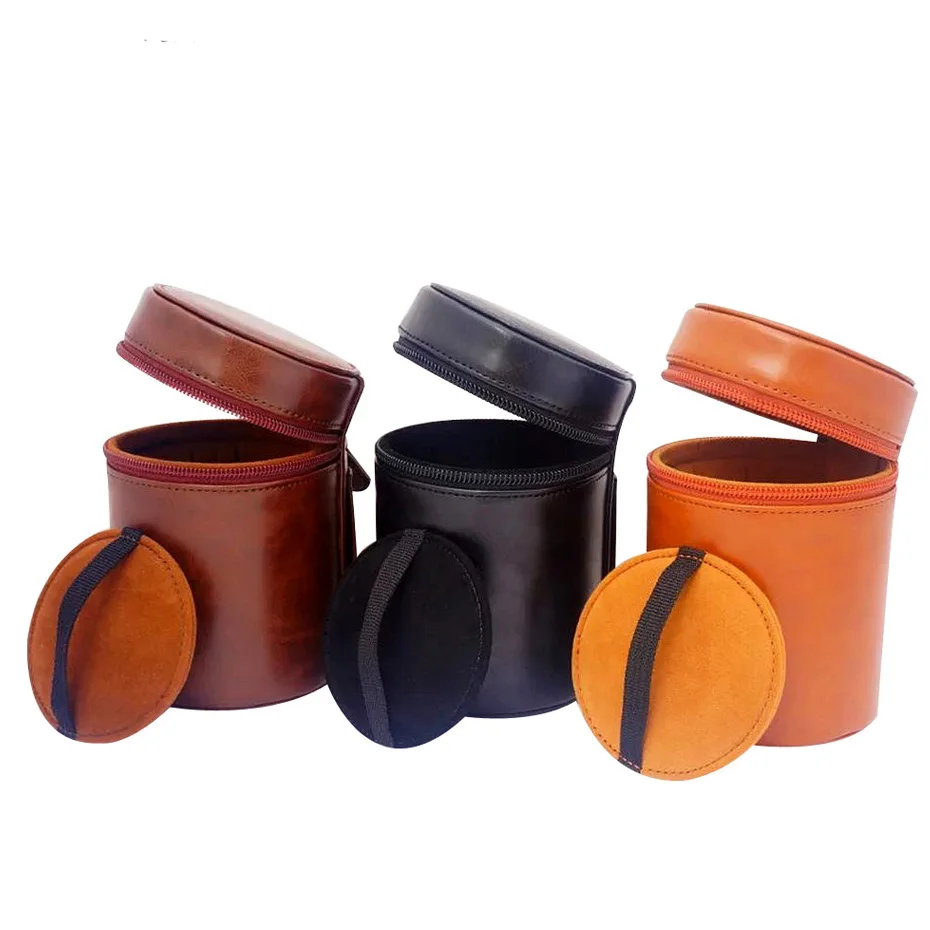 Универсальная сумка для объектива в стиле ретро жесткий чехол из искусственной