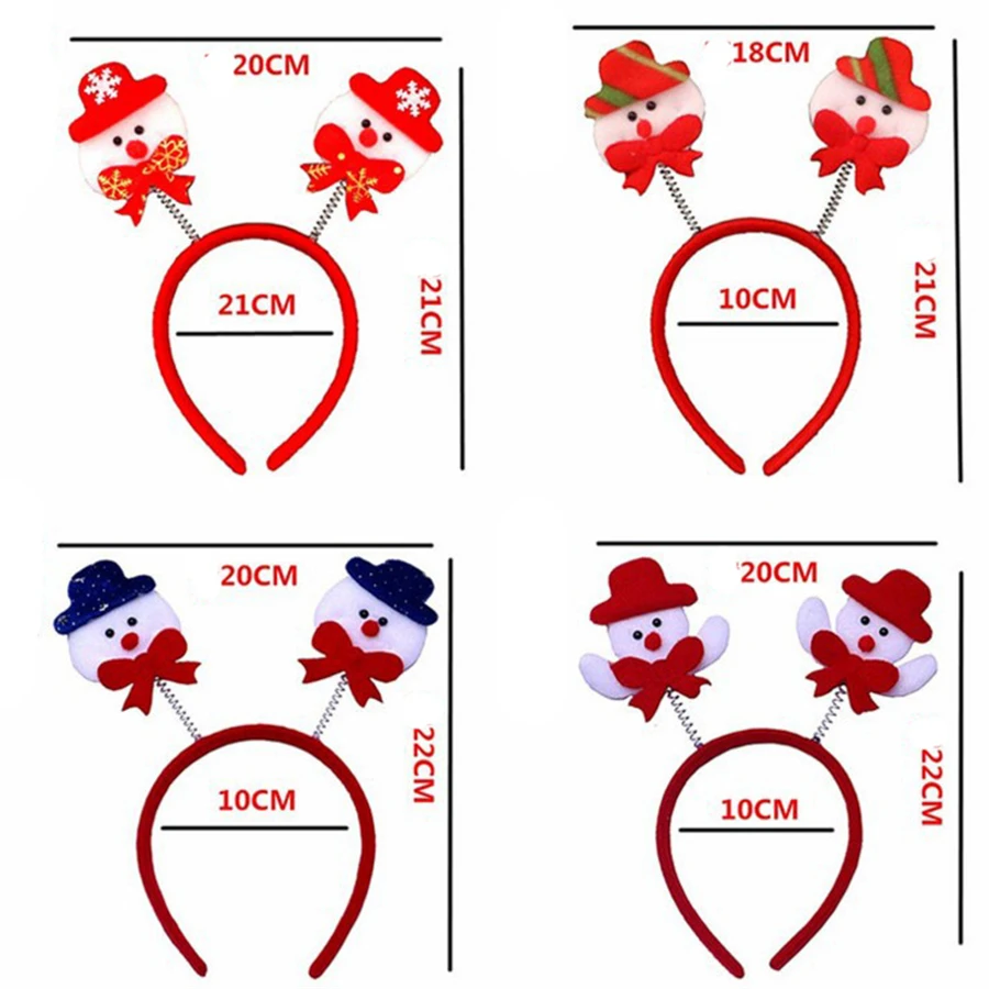 24 шт. Новогодняя повязка на голову с ушками оленя|Рождественские повязки| |