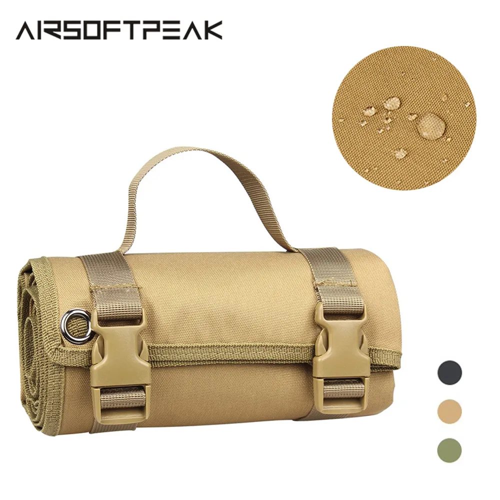 Тактический коврик для стрельбы свернутый кемпинга 1000D нейлоновый нескользящий