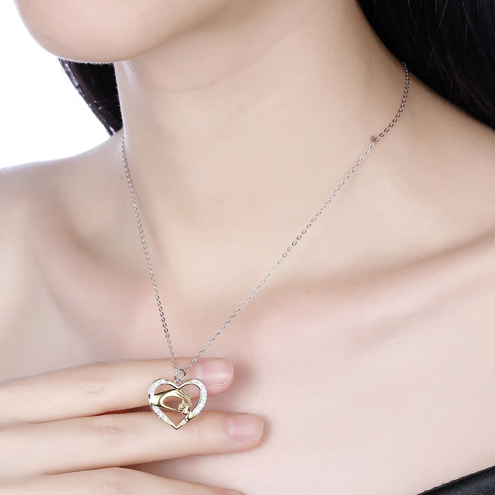 Стерлинговое Серебро 925 пробы стразы для мамы и ребенка большая рука маленькое