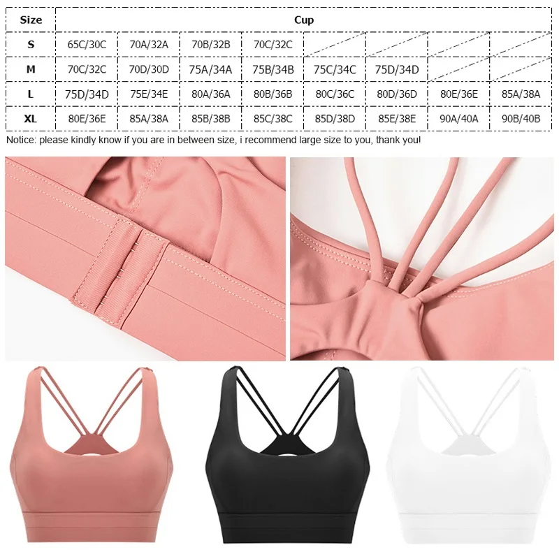 Спортивный бюстгальтер для женщин 2020 Женский однотонный укороченный топ йоги