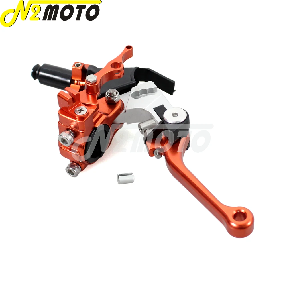 Мотоцикл Оранжевый Руль 7/8" Складные Тормозные и Сцепные Рычаги Для Honda CR80 CR85 CR125 CR250 CR500 CRF150F CRF230F 1990-2016 годов.