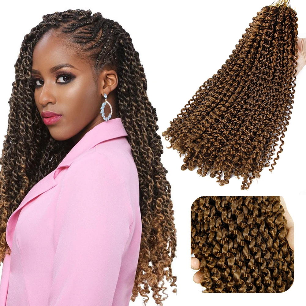 

Crochet Braid Hair multi twist Synthetic Hair braids Passion Twist Crochet Hair 18inch Butterfly locs Twist hair african hair