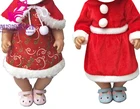 43 см детская кукла рождественское платье Санта Клауса для 18-дюймовых кукол для девочек рождественское платье подарки для девочек