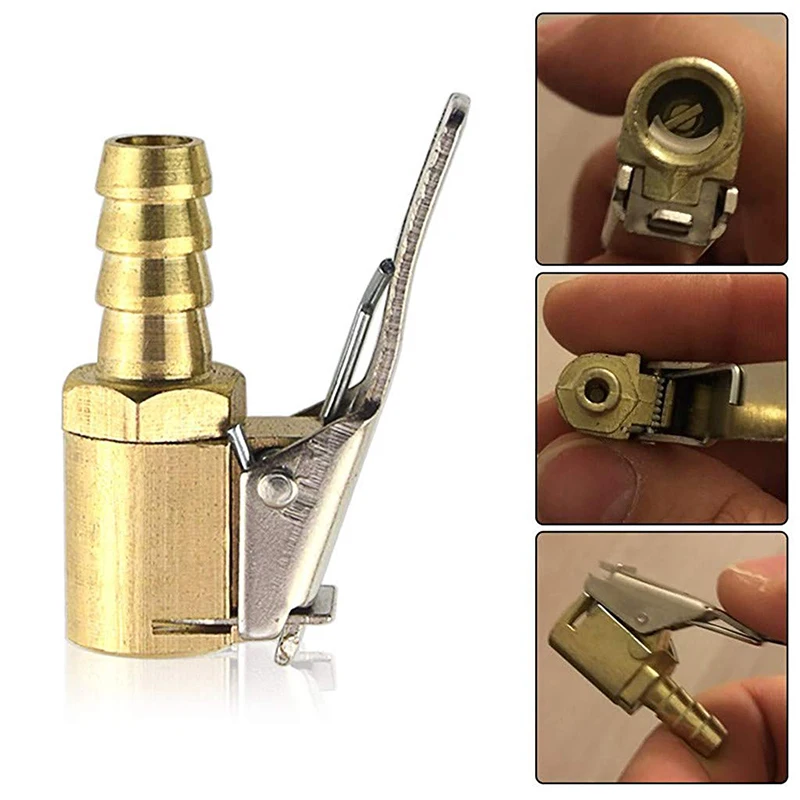 Автомобильный воздушный насос для грузовых шин зажимной зажим 6/8 мм