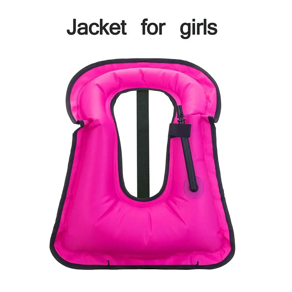 

Children'S Inflatable Life Jacket Diving Snorkeling Buoyancy Vest Swimming Bag Floating Lifesaving Bracelet Wading Outdoor