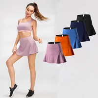 women skirts with pockets high waist shorts skirt underpants for badminton tennis compressed sportswear uniform yoga golf wear