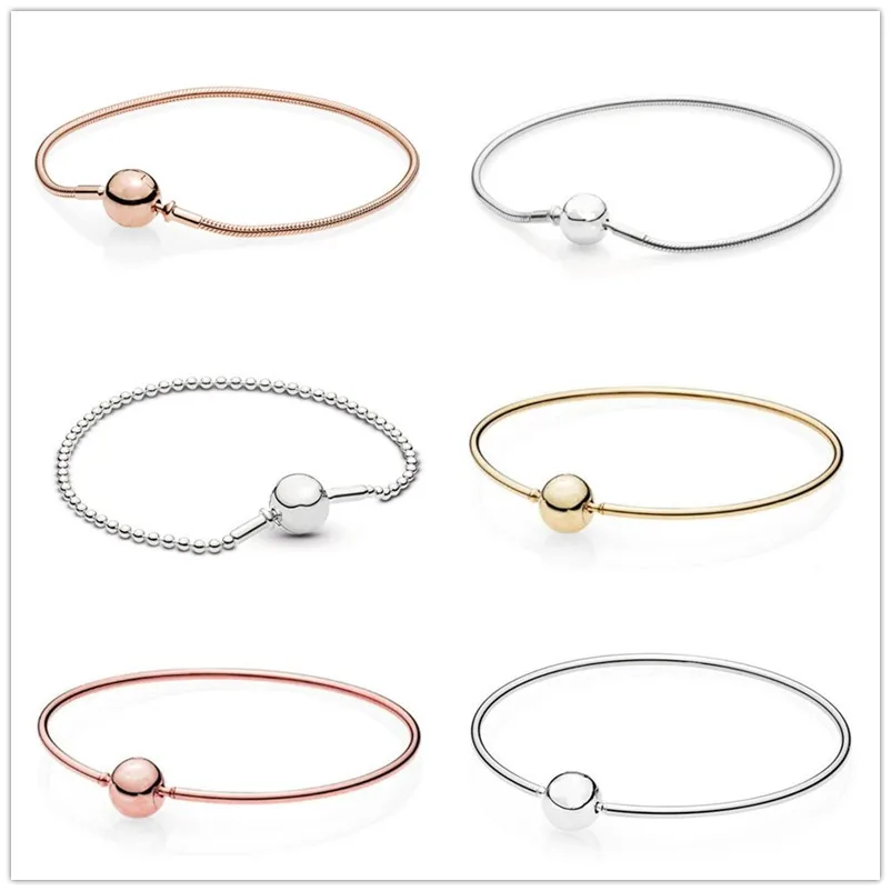 

Женский браслет из серебра 925 пробы с бусинами