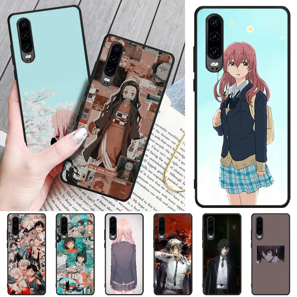 Аниме bungou бродячая собачка дазай Осаму чехол для телефона Huawei P8 Lite 2017 P9 P10 20Pro Pro