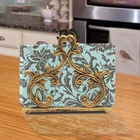 nordic iron art vertical napkin holder paper holder creative retro dining table put paper clip classical cafe kitchen storage