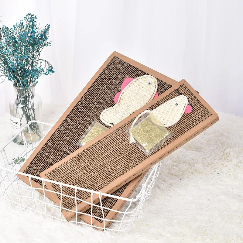 

Pet Toys Cat Scratch Pad Cat Corrugated Pad Scratching Posts Kitten Corrugated Paper Pad Cats Grinding Nail Scraper Pet Toy