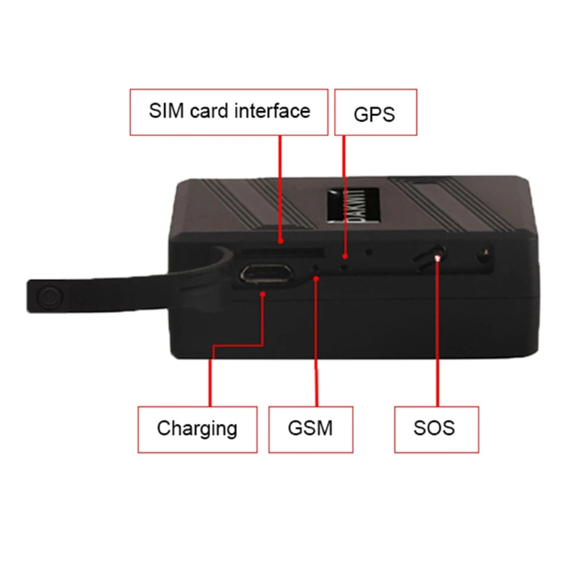 

TK600 with Magnet GPS Tracking Device Mini GSM GPS Car Tracker for Kids Pet with Free APP Real Time Locator X6HB