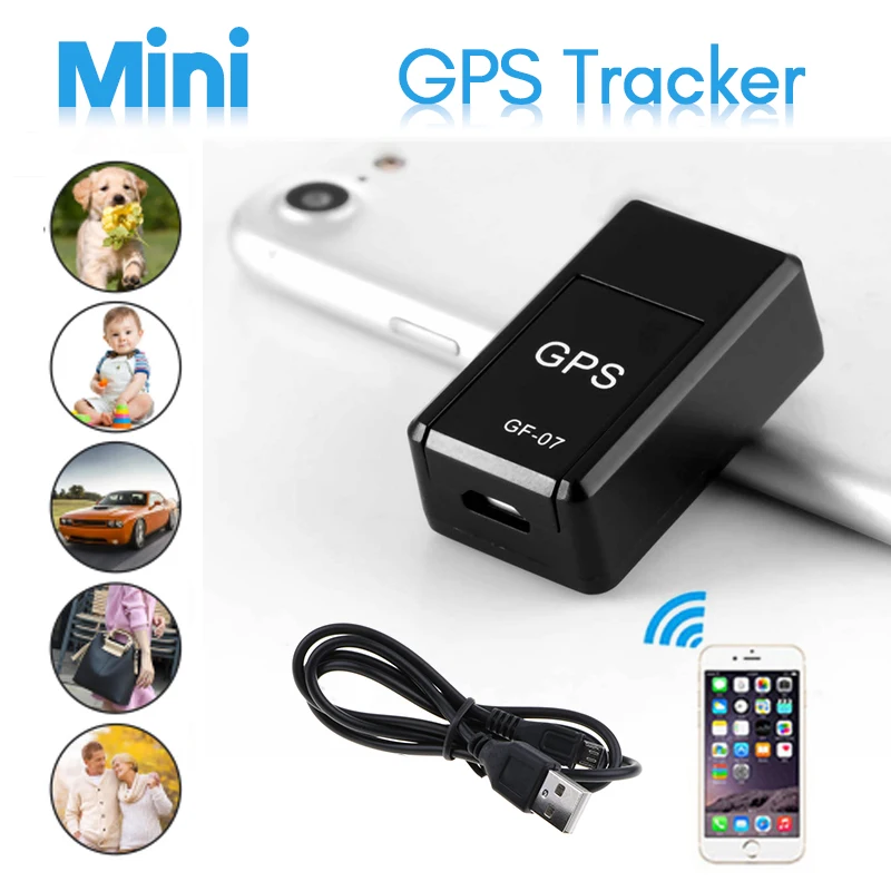 Мини GF-07 GPS скрывает магнитные SOS противоугонные устройства слежения для