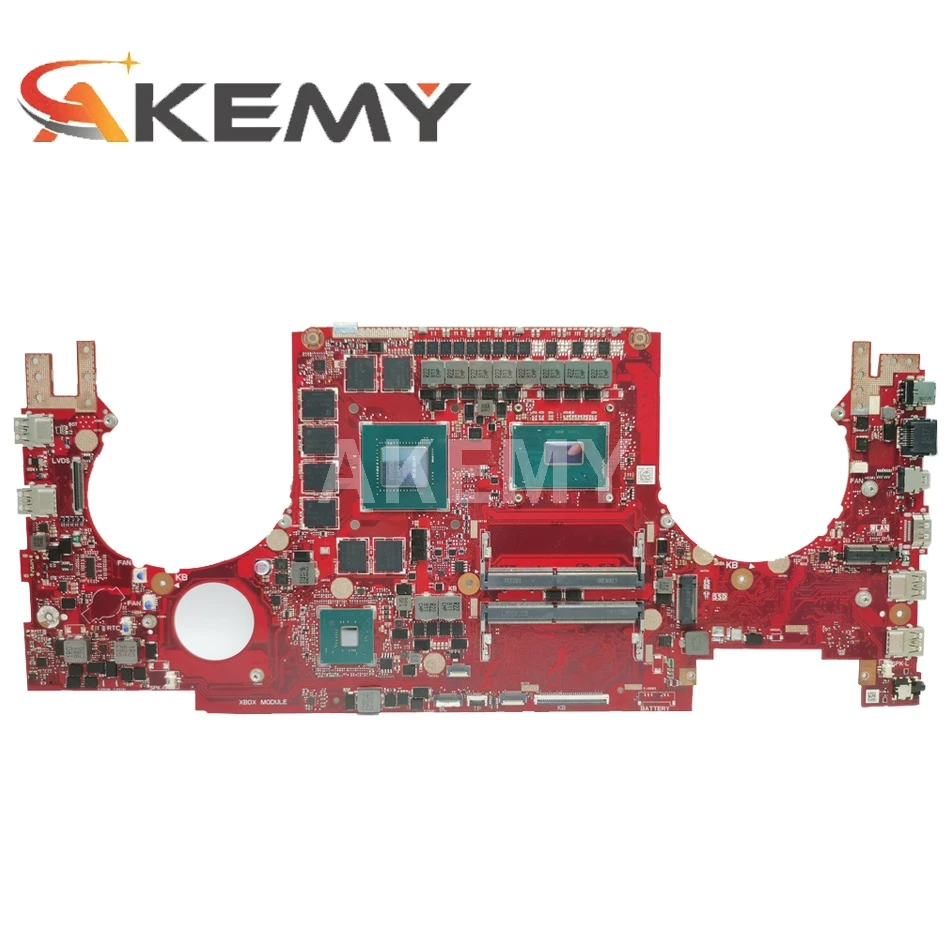 Online Akemy GL703GS Laptop Motherboard Für ASUS ROG Strix NARBE GL703GS S7BS Original Mainboard HM370 I7-8750H GTX1060 3GB/6GB