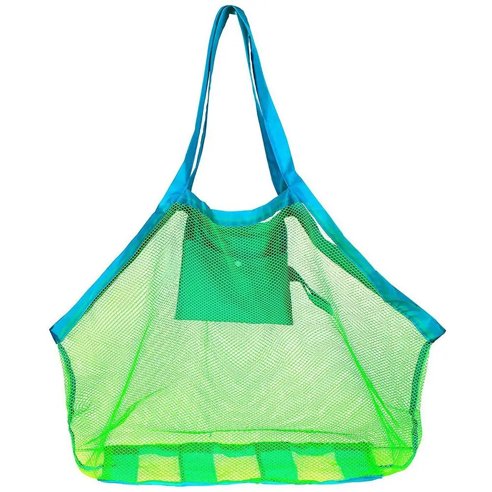 

Portable Mesh Bag Kids Beach Toys Clothes Towel Bag Baby Toy Storage Bag Kinds Shower Toy Storage Bag