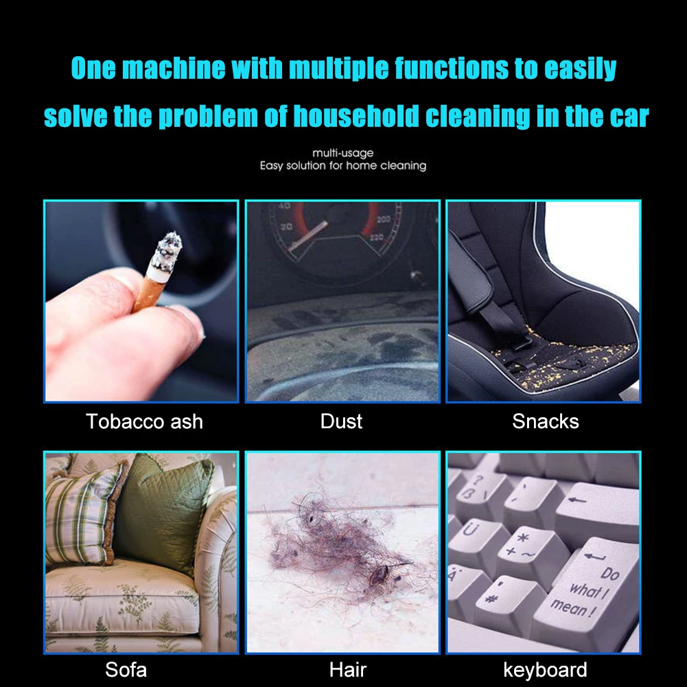 

120W 12V Handheld Powerful Cyclone 4500Pa Vacuum Suction Car Vacuum Cleaner Quick Charge for Car Home Pet Hair