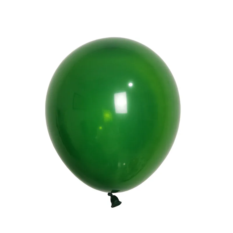 Conjunto de globos de papel rojo y verde para Navidad, adorno para fiesta de navidad-4