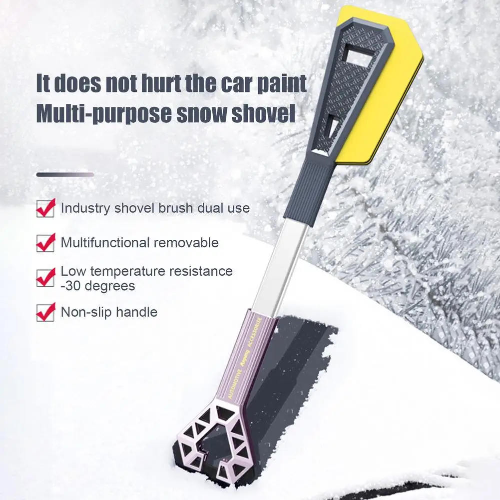 

Car Snow Removal Shovel Snow Sweeping Brush Defrosting Snow Scraping And Deicing Shovel Winter Defrosting And Deicing Tools