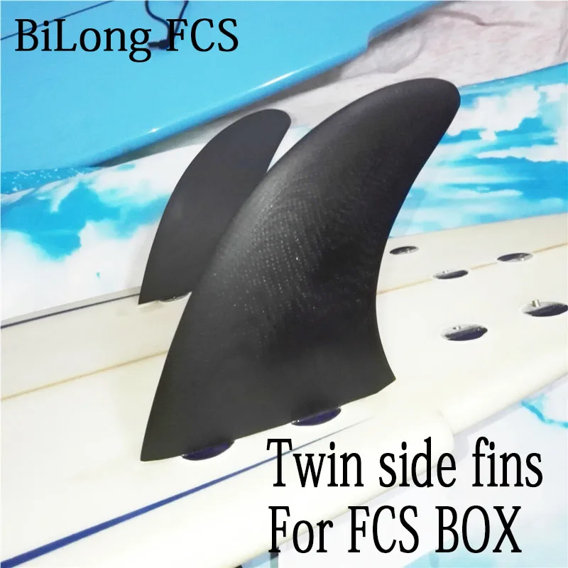 BiLong FCS AMT двойные плавники X большие черные для серфинга плавник FCS/FCSII/ FUTURE box Performance