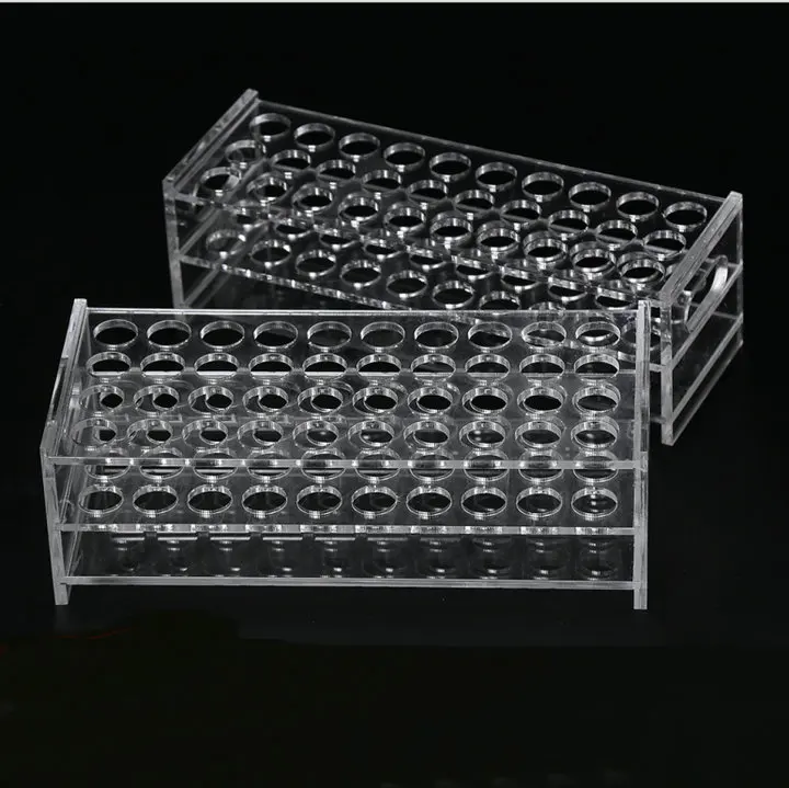 1 шт./лот пластиковый держатель для пробирок подставка из органического стекла
