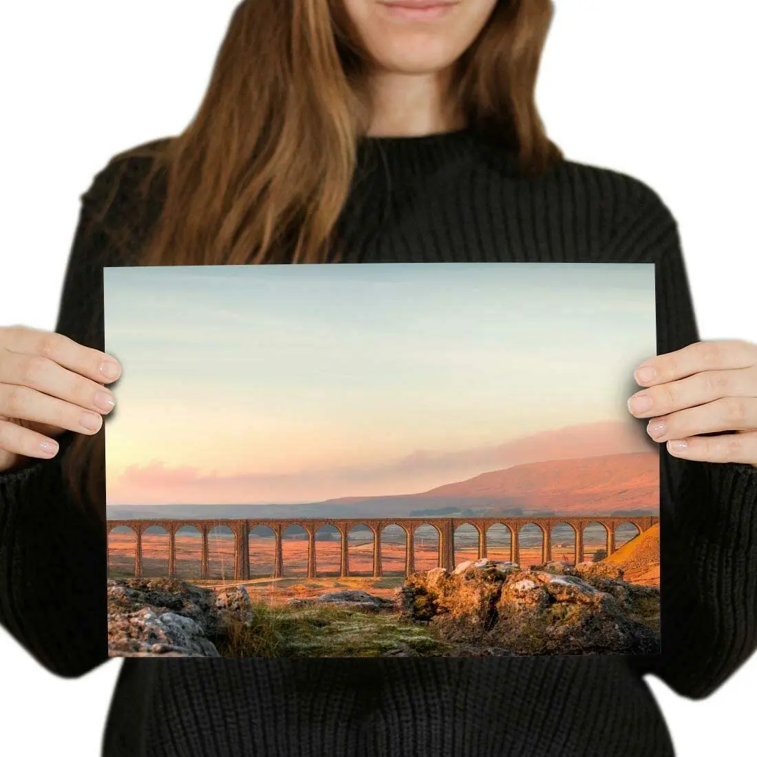 

Картина Viaduct для йоркширского терьера, Англия, металлическая пластина, искусство, праздничное украшение, наружное и настенное украшение, ме...