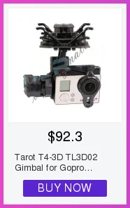 Таро GOPRO T-3D Характеристическая вязкость полимера металла 3-осевой бесщеточный шарнирный замок для экшн-Камеры GoPro Hero 4 Session TL3T02
