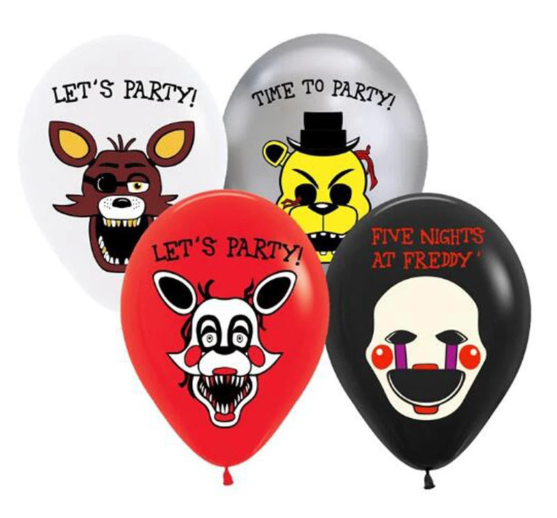 12 шт. пять ночей воздушные шары с днем День рождения декора игрушки для