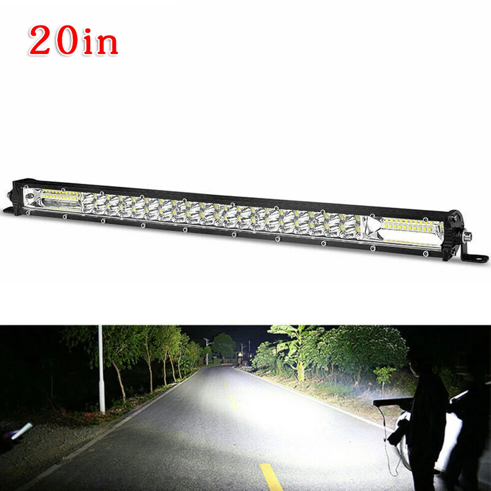 

Parts LED Light Bar Shockproof Waterproof White 12V 6000K Car Dustproof Fog Lamp