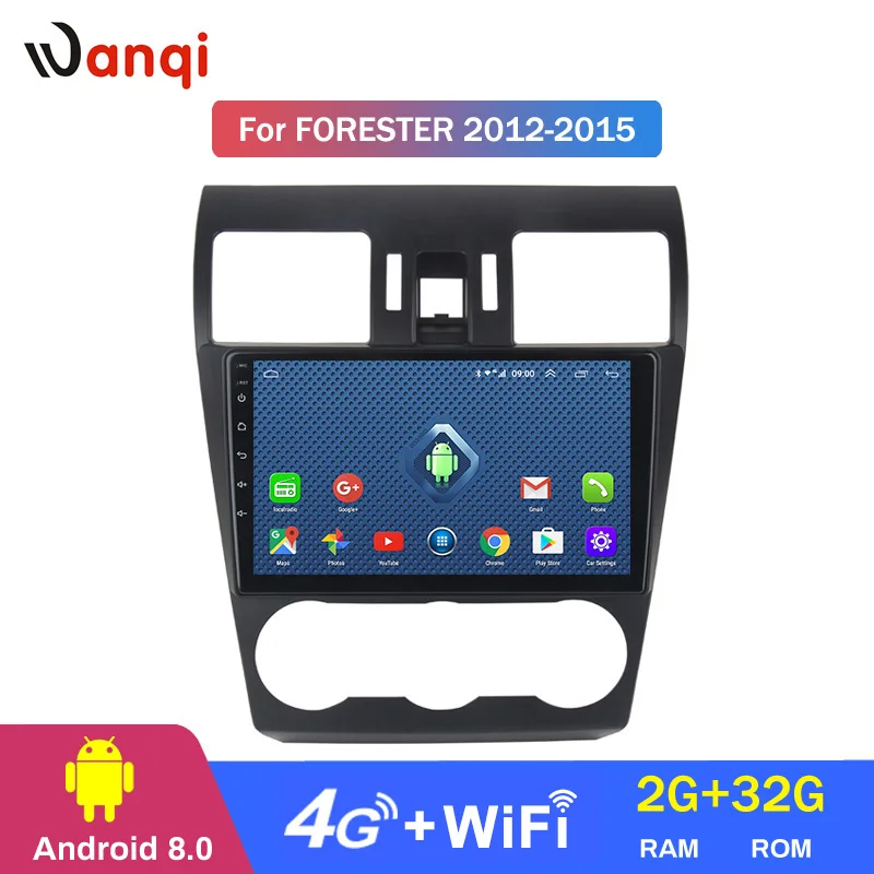 4G Lte All Netcom Android 9 1 автомобильный DVD мультимедийный плеер GPS для Subaru Forester XV WRX 2012 2016