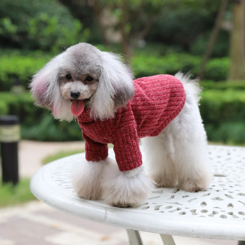 Pet Dog Трикотажный костюм для кошки свитер Собаки Одежда маленькой собаки щенок