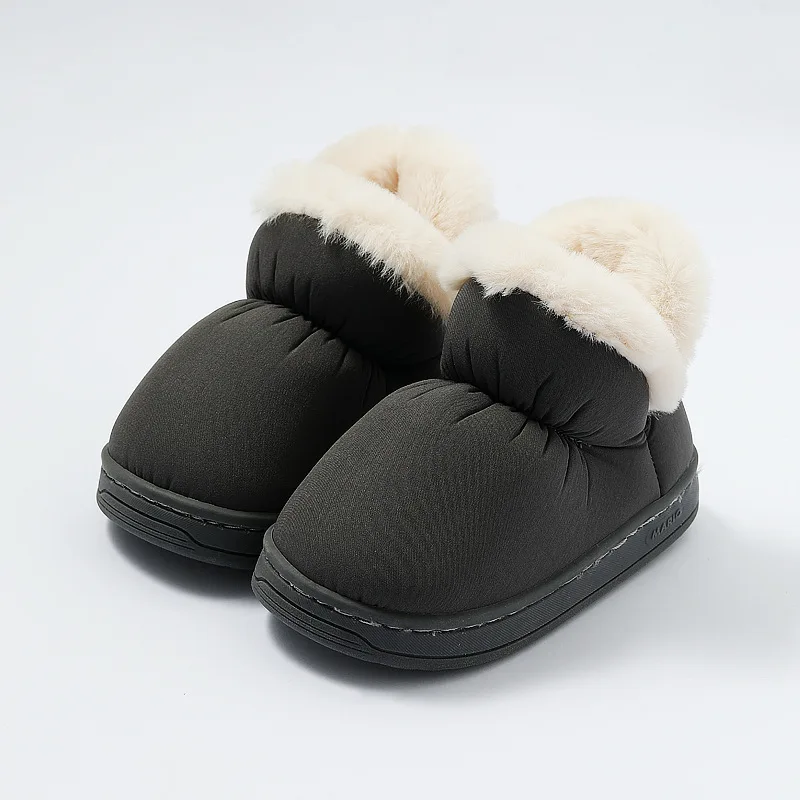 Детские тапочки модная обувь для маленьких мальчиков и девочек пуховая куртка