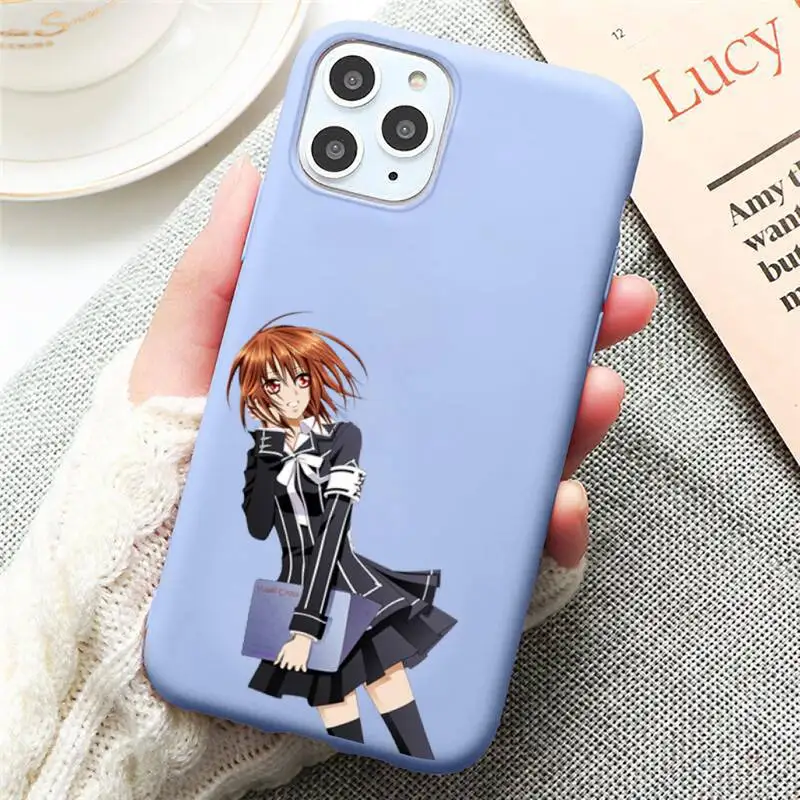 

Japan anime Vampire Knight Phone Case Candy Color for iPhone 6 7 8 11 12 s mini pro X XS XR MAX Plus