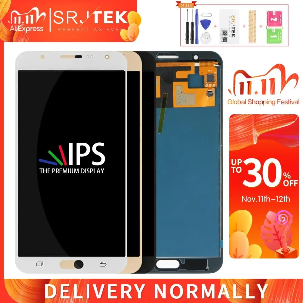 TFT для Samsung Galaxy J7 2015 экран J700F жк сенсорный дигитайзер сенсорное стекло в сборе