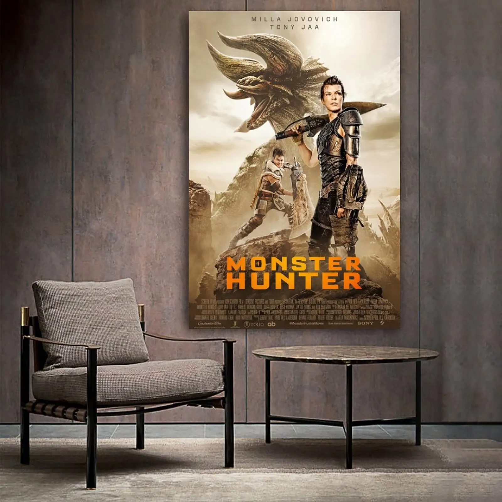 

Monster Hunter Film Poster Canvas Art Poster and Wall Art Picture Print Modern Family bedroom Decor Posters
