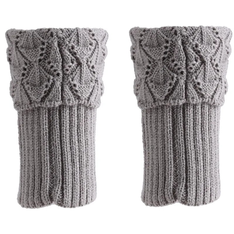 

Winter Knitted Warmer Women Thicken Socks Female Korean Version Of The Foot Cover Warm Thin Thighs Flip Sail Scallops Socks