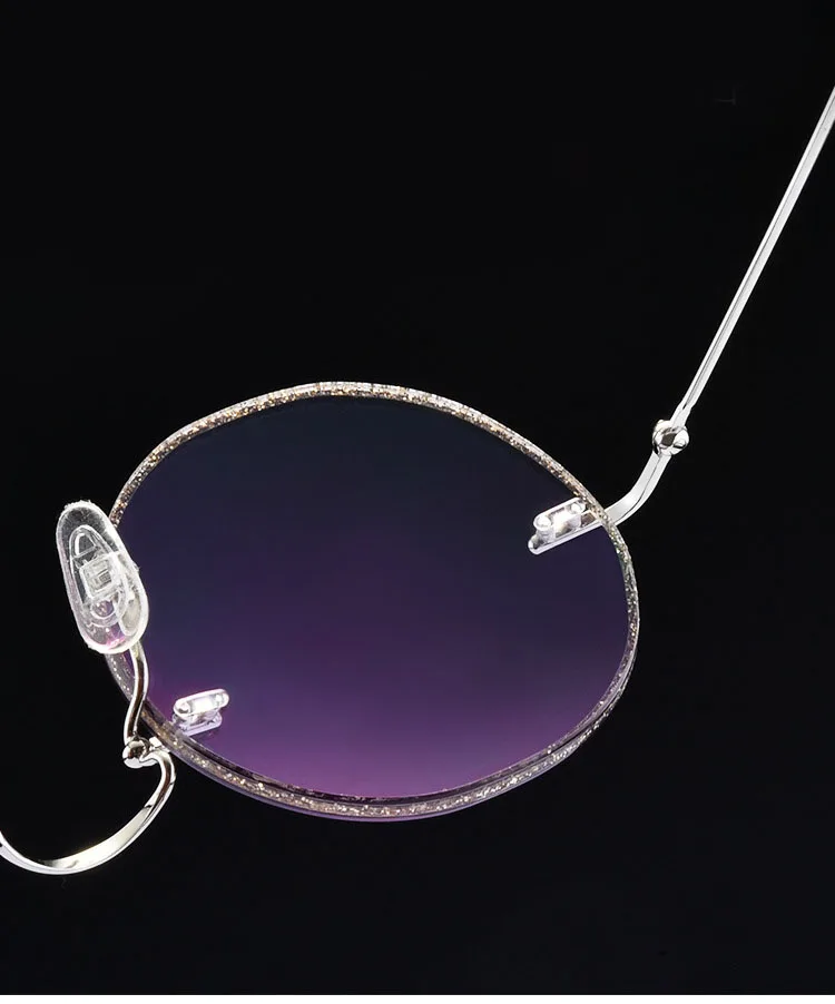 Круглые очки в оправе новые женские оптические Серебристые пудры Oculos очки Gafas Opticas Lesebrille очки