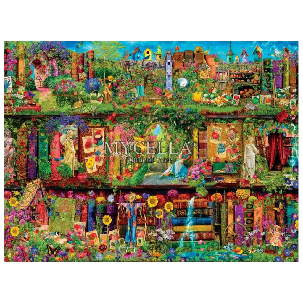 5d алмазная живопись своими руками мистический сад полная вышивка мозаика