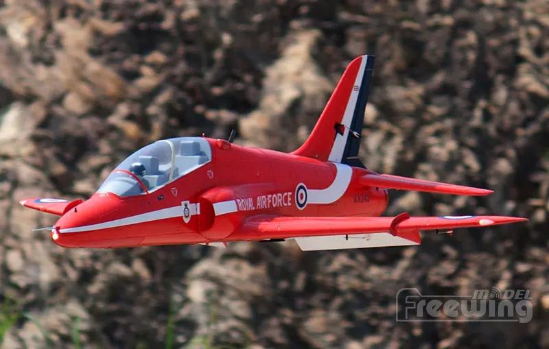 Модель самолета EPO RC Freewing 70 мм EDF JET 1/9 BAE HAWK T.1 Sport Aircreft Kit + Servo или Luxury 6s PNP выдвижной LG